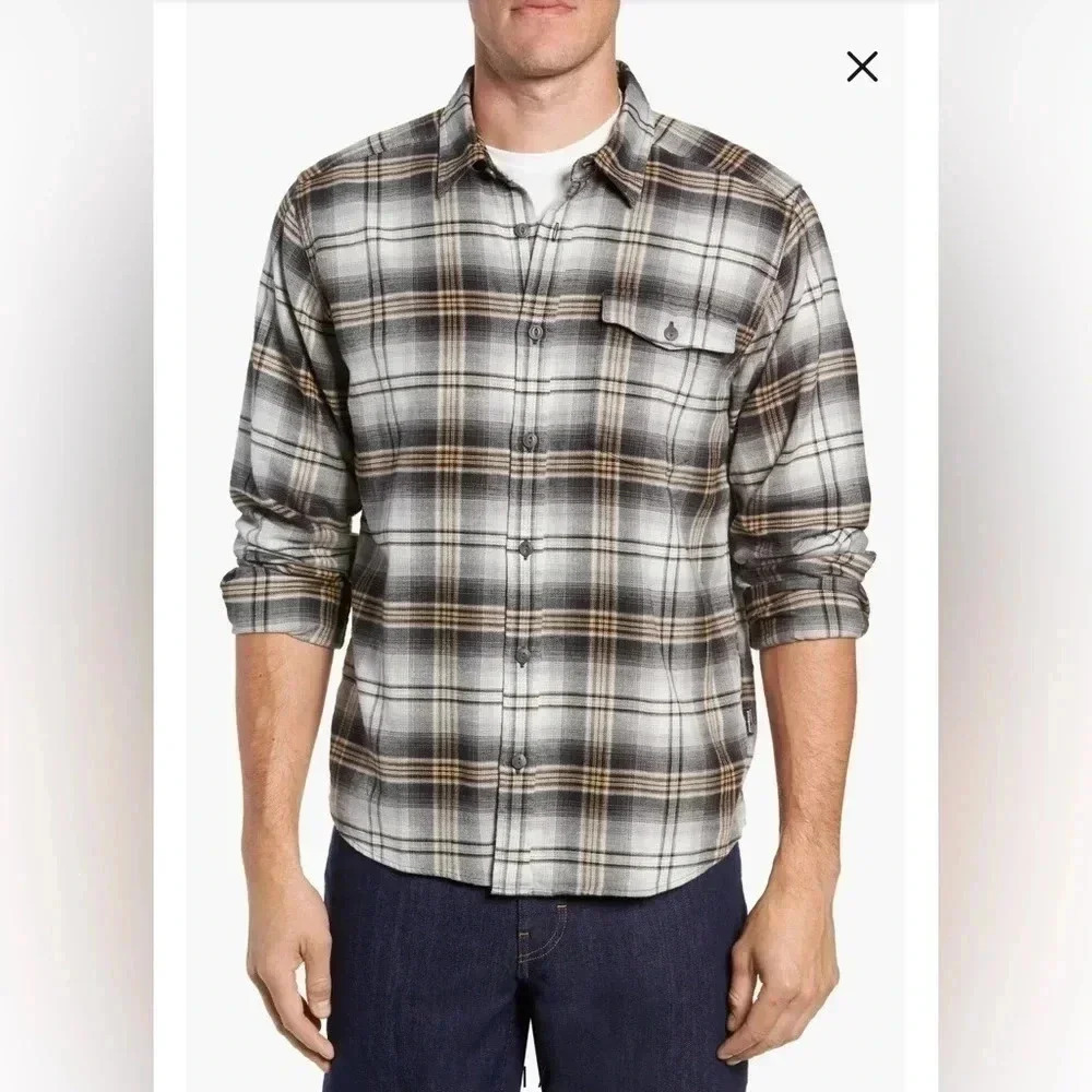 PATAGONIA Regular Fit Organic Cotton Flannel‎ Shirt Sz Small